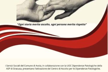 Avola apre uno Sportello di Ascolto per le Dipendenze
